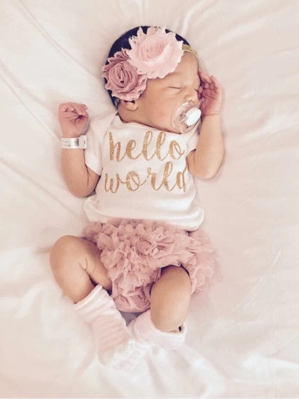 Baby girl coming home outfit for newborn - Brand New